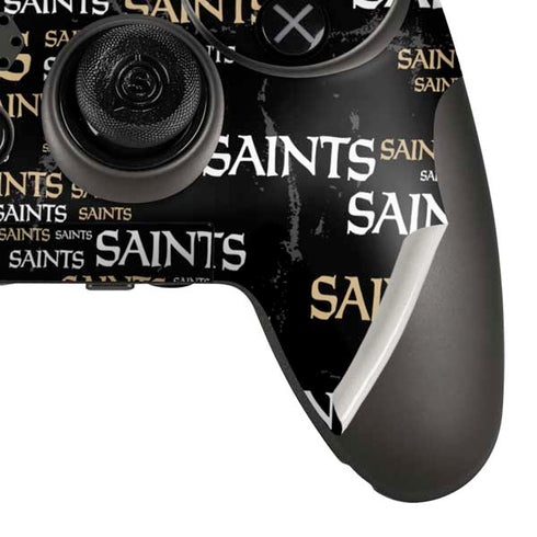 NFL New Orleans Saints Black Blast PlayStation Scuf Vantage 2 Controller Skin